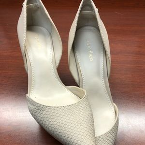 Calvin Klein Nude Heels